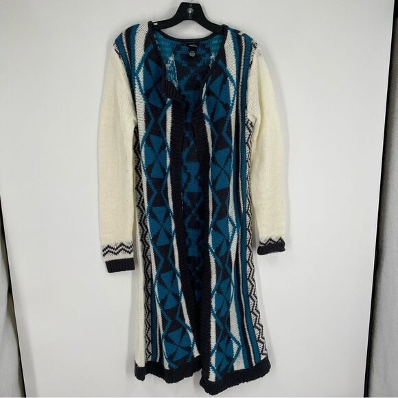 Rue21 Women’s Open Front Thick Knit Duster Cardigan size L - Picture 1 of 5